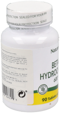 Betaine Hydrochloride 600 mg 90 Tablets