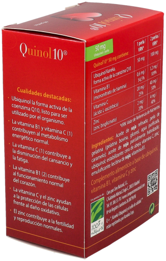 Quinol10 50mg 90 Capsules