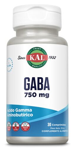 GABA 750 mg 30 Tablets