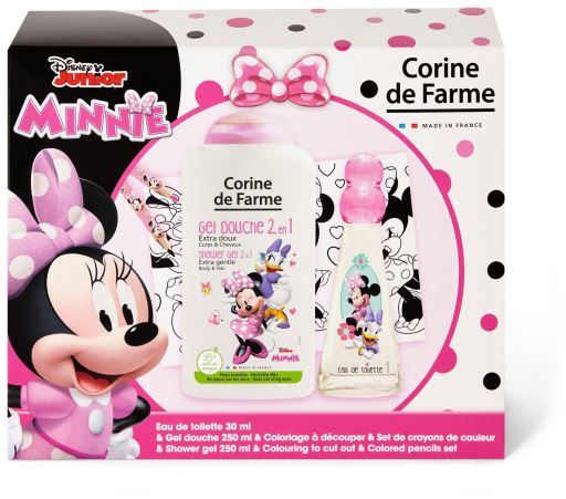 Box of Minnie Eau de Toilette + Shower Gel + Template