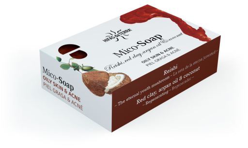 Hifas da Terra Reishi Soap Argan Red Clay and coconut