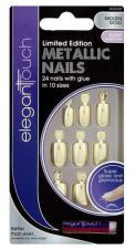 Metallic Nails (Short Molten grold)