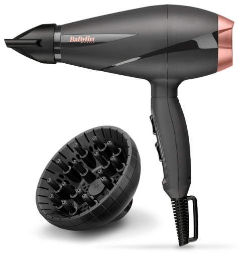 BaByliss Smooth Pro 2100 Dryer Black Rose Gold