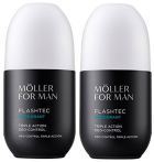 Moller Deodorant for Men Flashtec 75 ml 2 units