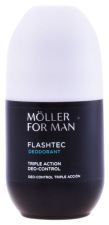 Moller Deodorant for Men Flashtec 75 ml 2 units