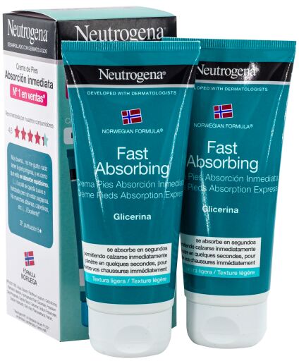 Fast Absorption Foot Cream 2 x 100 ml