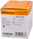 Sterican Yellow Needles 25x9 mm 100 pcs