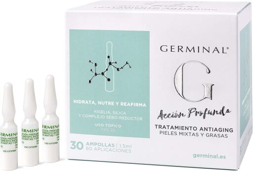 Germinal Deep Action Antiaging Treatment SPF 30 30 Ampoules