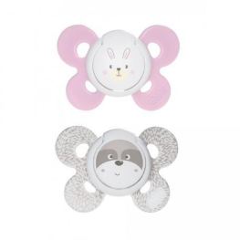 Physio Comfort Silicone Pacifier 0-6m 2 units