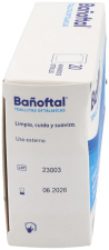 Bañoftal Sterile Ophthalmic Eye Wipes 20 units