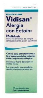 Vidisan Allergy Eye Drops with Ectoine 10 ml