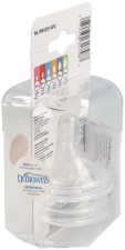 Options Preemie Flow Wide Mouth Silicone Teats 1 0M+ 2 units