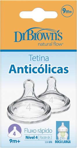 Options Preemie Flow Wide Mouth Silicone Teats 4 9M+ 2 units