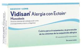 Vidisan Allergy Eye Drops with Ectoine Single Dose 20 x 0.5 ml