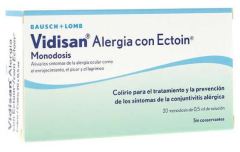 Vidisan Allergy Eye Drops with Ectoine Single Dose 20 x 0.5 ml