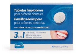 Senti-2 Cleaning Tablets for Dental Prostheses 30 Units