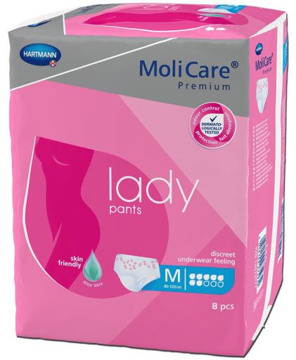7 Drops Women&#39;s Incontinence Panties M 8 pcs