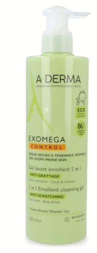 Exomega Control 2-in-1 Emollient Cleansing Gel Anti-irritation 500 ml
