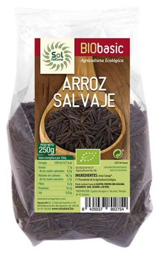 Sol Natural Organic Wild Rice 250 gr