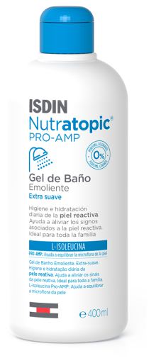 Isdin Nutratopic Pro-Amp Emollient Shower Gel for Atopic Skin