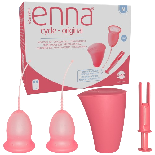 Cycle Menstrual Cups 2 pcs + Applicator