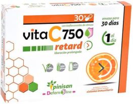 Pinisan Vita C Retard 750 mg 30 Capsules