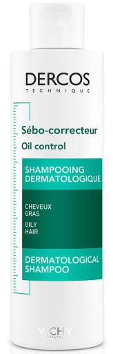 Vichy Dercos Oil Control Shampoo for Oily Hair 200 ml