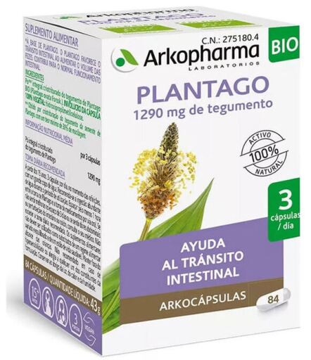 Arkopharma Arkocapsulas Plantago Capsules