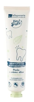 La Saponaria WonderWhite Mint and Charcoal Whitening Toothpaste 75 ml