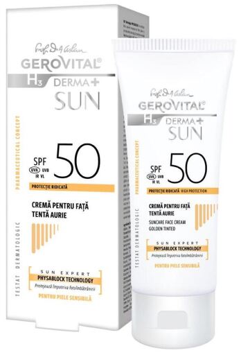 Gerovital Tinted Facial Cream SPF 50 50 ml