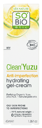 Clean Yuzu Anti-Imperfection Moisturizing Gel Cream 40 ml