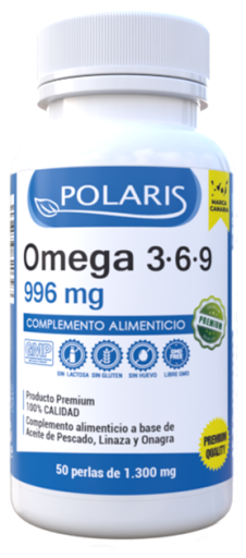 Polaris Omega 3-6-9 996 mg 50 Capsules