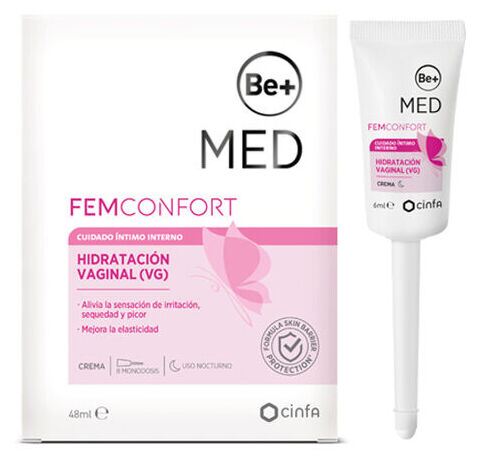 Be+ Med Femconfort Vaginal Hydration 8 Single Doses
