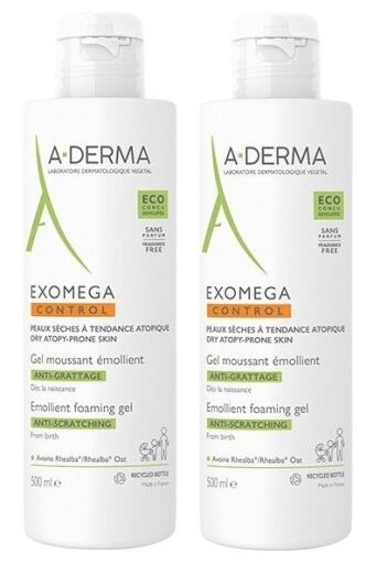 Exomega Control Anti-irritation Emollient Foaming Gel