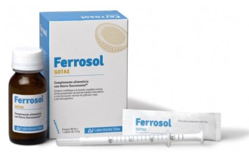 Laboratorios Vi&ntilde;as Ferrosol Drops 30 ml