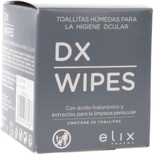 Dx Wipes Eye Cleaning Wipes 20 Count