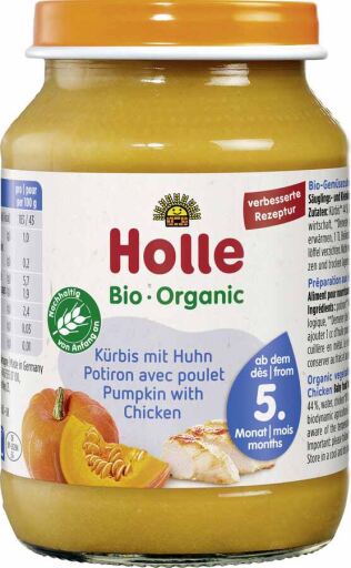 Holle Jar of Pumpkin with Chicken 190g