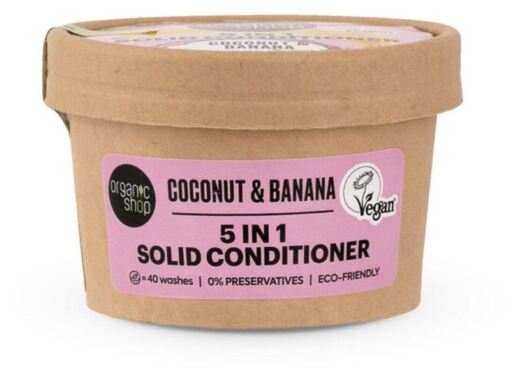 Solid Conditioner 5 in 1 Banana and Coconut 60 gr
