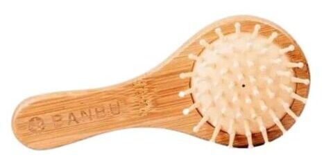 Bamboo and Natural Rubber Travel Brush