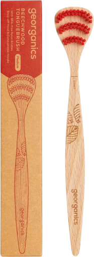 Georganics Beech Wood Lingual Brush