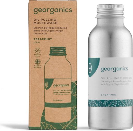 Georganics Mouthwash with Peppermint Oil 100 ml
