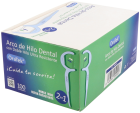 Double Dental Floss Arch 100 Units. Individual