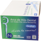 Double Dental Floss Arch 100 Units. Individual