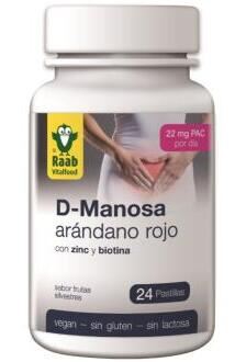 Raab Vitalfood D-Mannose - Cranberry 24 Tablets
