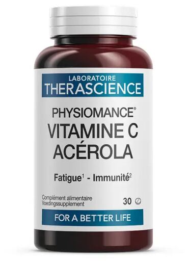 Physiomance Vitamin C Acerola 30 Tablets