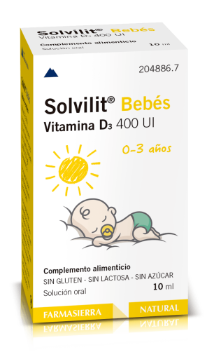 Farmasierra Laboratorios Solvilit Babies Vitamin D3 400Ui 10 ml