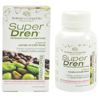 Bottega di Lungavita Super Drain Green Coffee Capsules 60 Capsules