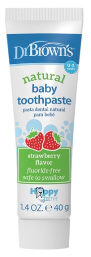 Dr. Brown's Natural Strawberry Children's Toothpaste 0-3 Years 40 gr
