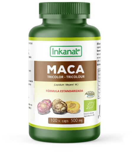 Inkanat Maca Tricolor Bio 100 Capsules