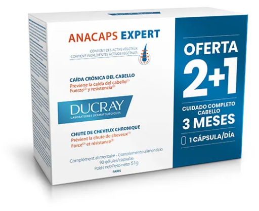 Ducray Anacaps Expert Chronic Hair Loss 90 Capsules